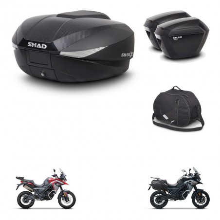 SHAD Maletas sh23 + soporte montaje baul SH58 accesorios KIT-476722