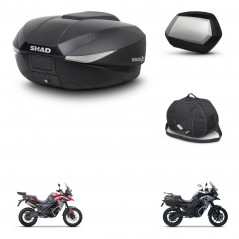 SHAD Maletas SH35 PREMIUM + soporte montaje baul SH58 accesorios KIT-476723