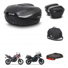 SHAD Maletas sh23 + soporte montaje baul SH58 accesorios KIT-476728