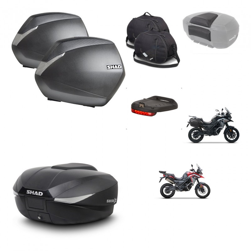 SHAD Baul SH58 + soporte montaje maletas SH36 accesorios KIT-476739