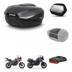 SHAD Maletas SH35 PREMIUM + soporte montaje baul SH58 accesorios KIT-476741