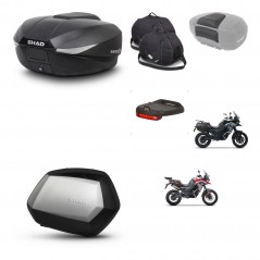SHAD Maletas SH35 PREMIUM + soporte montaje baul SH58 accesorios KIT-476742