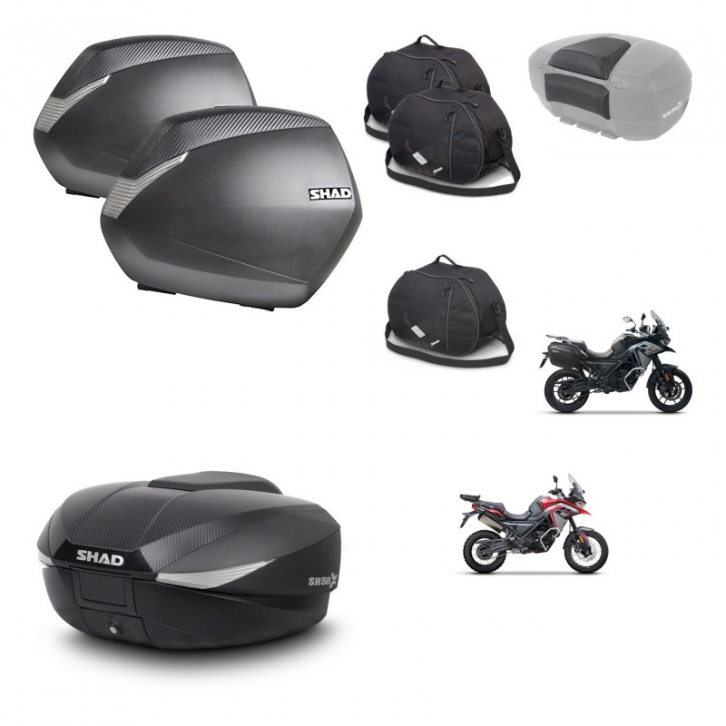 SHAD Baul SH58 + soporte montaje maletas SH36 accesorios KIT-476745
