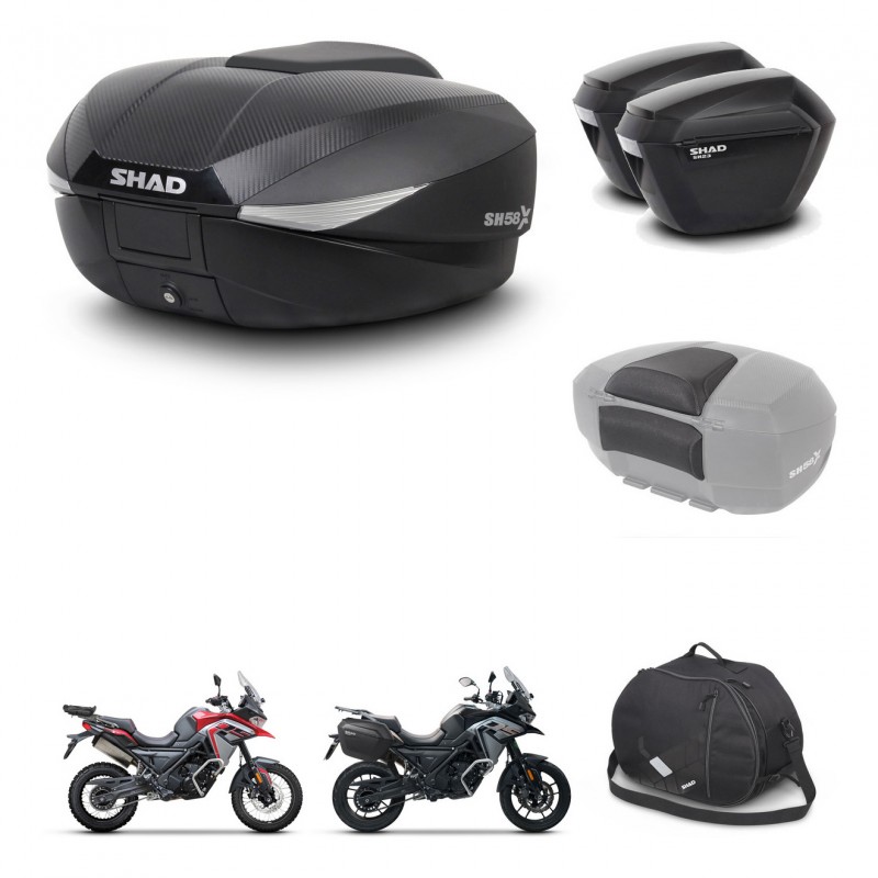 SHAD Maletas sh23 + soporte montaje baul SH58 accesorios KIT-476746