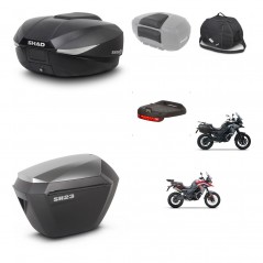 SHAD Maletas sh23 alu + soporte montaje baul SH58 accesorios KIT-476755