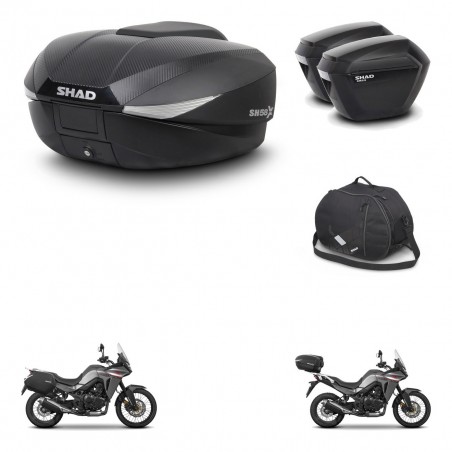 SHAD Maletas sh23 + soporte montaje baul SH58 accesorios KIT-476770