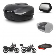 SHAD Maletas SH35 PREMIUM + soporte montaje baul SH58 accesorios KIT-476789