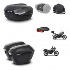 SHAD Maletas sh23 + soporte montaje baul SH58 accesorios KIT-476800