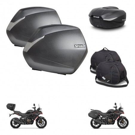 SHAD Baul SH58 + soporte montaje maletas SH36 accesorios KIT-476805