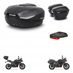 SHAD Maletas sh23 + soporte montaje baul SH58 accesorios KIT-476812