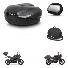 SHAD Maletas SH35 PREMIUM + soporte montaje baul SH58 accesorios KIT-476819