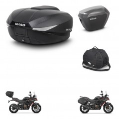 SHAD Maletas sh23 alu + soporte montaje baul SH58 accesorios KIT-476821