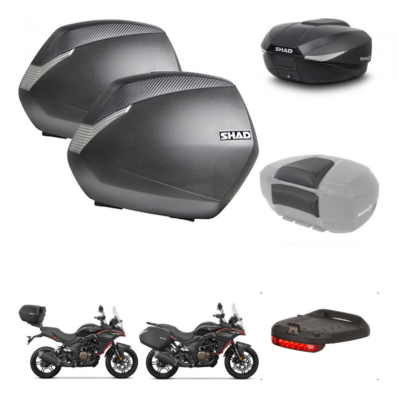SHAD Baul SH58 + soporte montaje maletas SH36 accesorios KIT-476834