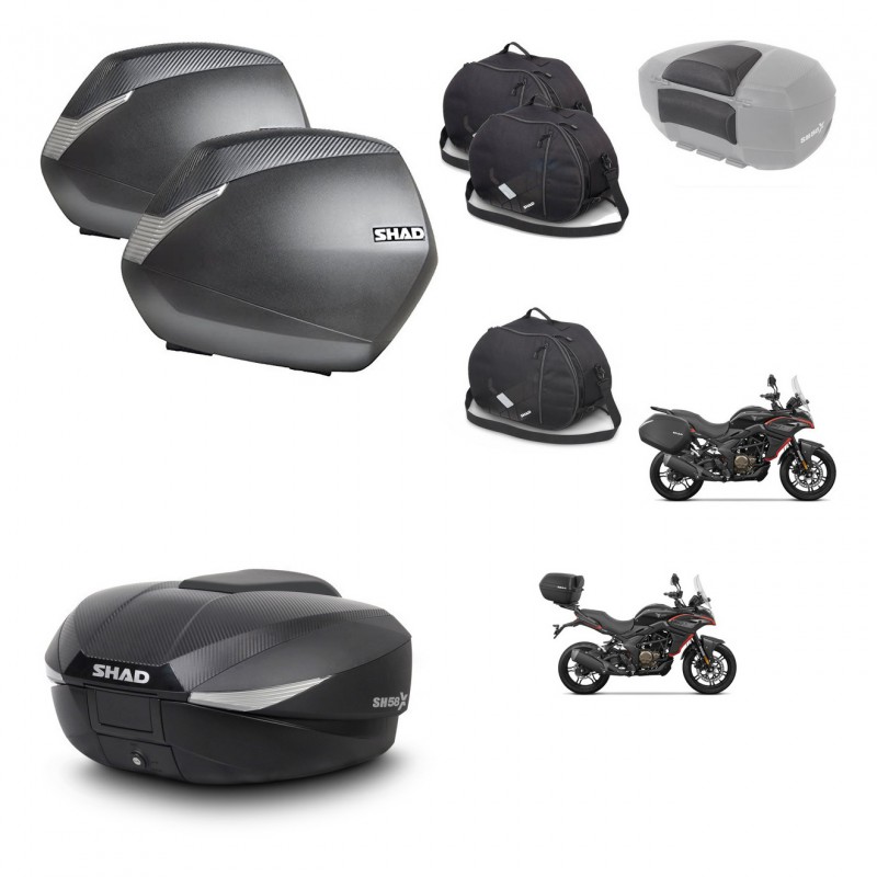 SHAD Baul SH58 + soporte montaje maletas SH36 accesorios KIT-476841