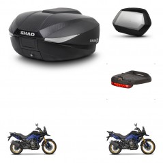 SHAD Maletas SH35 PREMIUM + soporte montaje baul SH58 accesorios KIT-476861