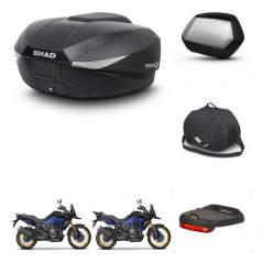 SHAD Maletas SH35 PREMIUM + soporte montaje baul SH58 accesorios KIT-476873