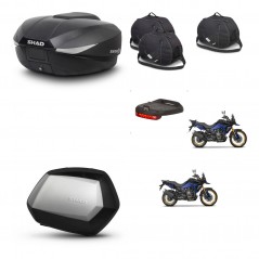 SHAD Maletas SH35 PREMIUM + soporte montaje baul SH58 accesorios KIT-476874