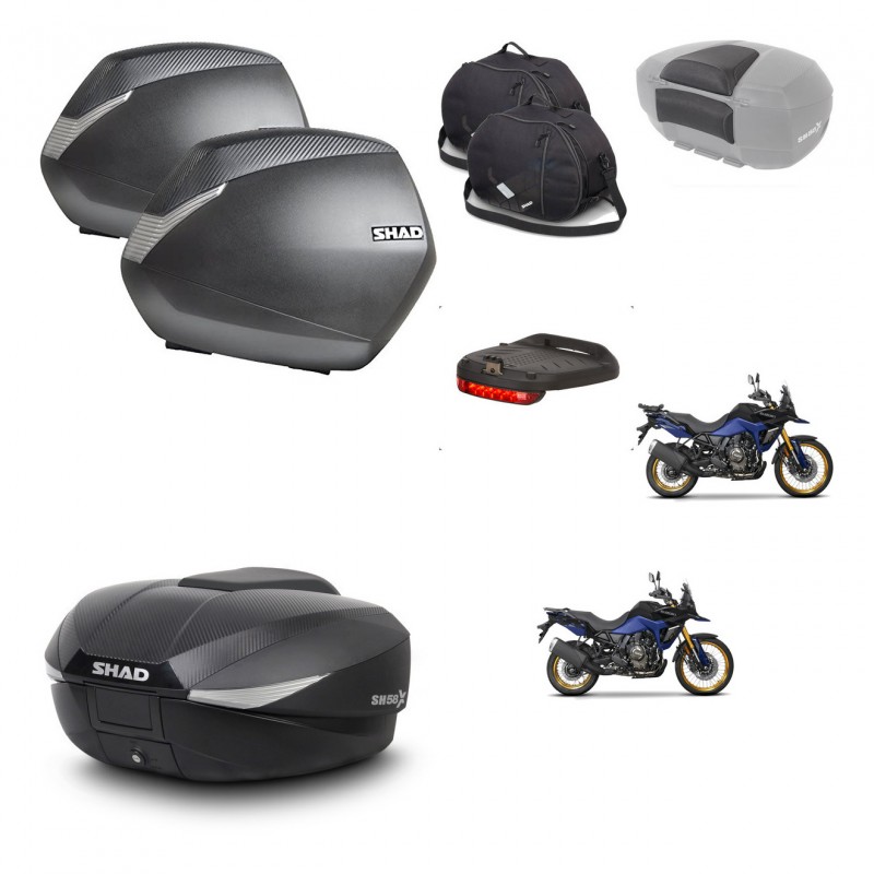 SHAD Baul SH58 + soporte montaje maletas SH36 accesorios KIT-476883