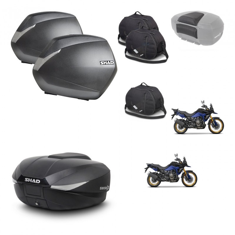 SHAD Baul SH58 + soporte montaje maletas SH36 accesorios KIT-476889