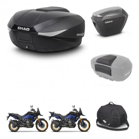 SHAD Maletas sh23 alu + soporte montaje baul SH58 accesorios KIT-476893