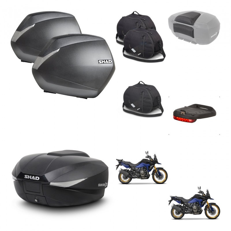 SHAD Baul SH58 + soporte montaje maletas SH36 accesorios KIT-476895