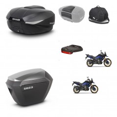 SHAD Maletas sh23 alu + soporte montaje baul SH58 accesorios KIT-476899
