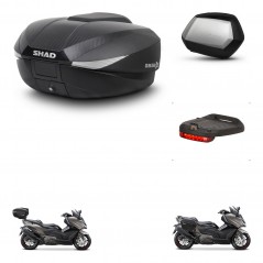 SHAD Maletas SH35 PREMIUM + soporte montaje baul SH58 accesorios KIT-476957