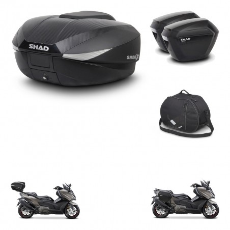 SHAD Maletas sh23 + soporte montaje baul SH58 accesorios KIT-476962