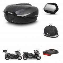 SHAD Maletas SH35 PREMIUM + soporte montaje baul SH58 accesorios KIT-476969