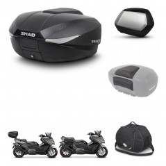 SHAD Maletas SH35 PREMIUM + soporte montaje baul SH58 accesorios KIT-476987