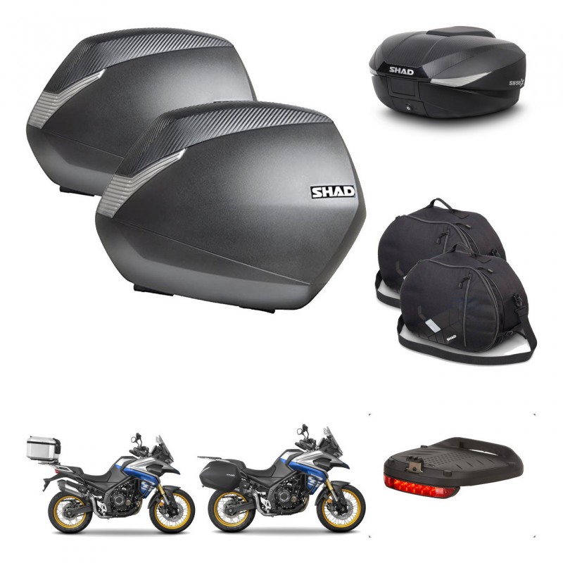 SHAD Baul SH58 + soporte montaje maletas SH36 accesorios KIT-477003