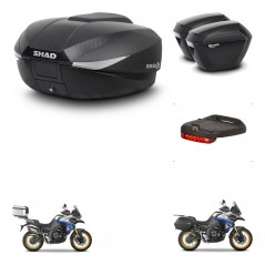 SHAD Maletas sh23 + soporte montaje baul SH58 accesorios KIT-477004