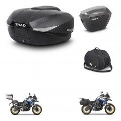 SHAD Maletas sh23 alu + soporte montaje baul SH58 accesorios KIT-477013