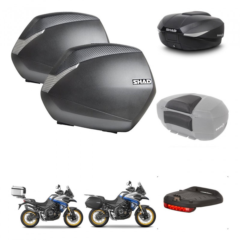 SHAD Baul SH58 + soporte montaje maletas SH36 accesorios KIT-477026