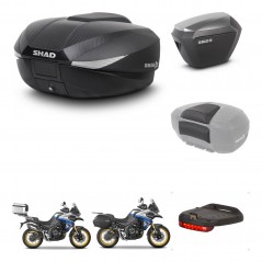 SHAD Maletas sh23 alu + soporte montaje baul SH58 accesorios KIT-477031
