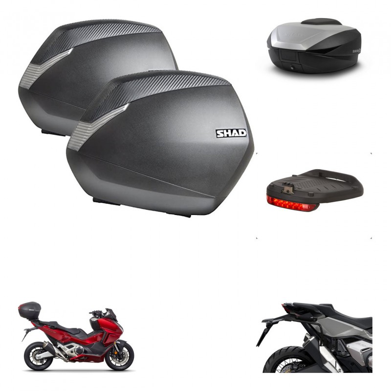 SHAD SH59 trunk + mounting bracket SH36 suitcases accessories 59L KIT-477050