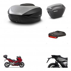 SHAD SH23 alu suitcases + mounting bracket SH59 trunk accessories 59L KIT-477055