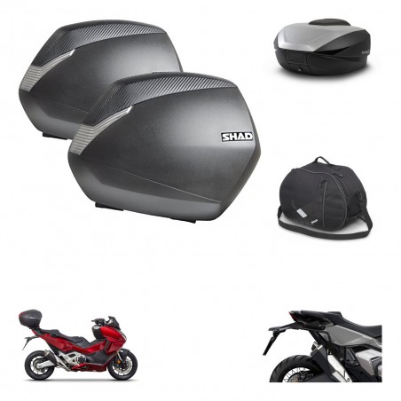 SHAD SH59 trunk + mounting bracket SH36 suitcases accessories 59L KIT-477056