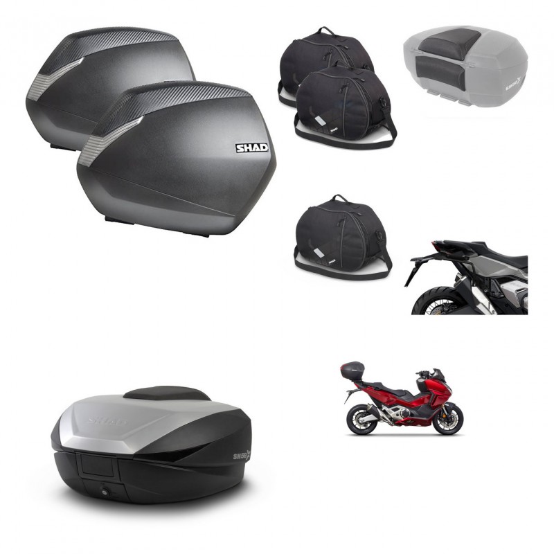 SHAD Baul SH59 + soporte montaje maletas SH36 accesorios 59L KIT-477081