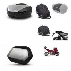 SHAD SH35 PREMIUM suitcases + mounting bracket SH59 trunk accessories 59L KIT-477084