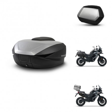 SHAD Maletas SH35 PREMIUM + soporte montaje baul SH59 59L KIT-477095