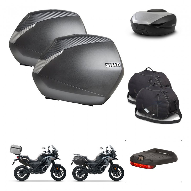 SHAD SH59 trunk + mounting bracket SH36 suitcases accessories 59L KIT-477099