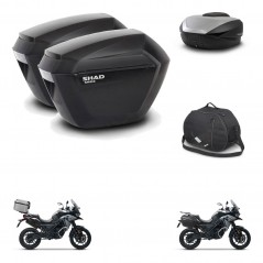 SHAD SH59 trunk + mounting bracket sh23 suitcases accessories 59L KIT-477106