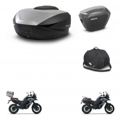SHAD Maletas sh23 alu + soporte montaje baul SH59 accesorios 59L KIT-477109
