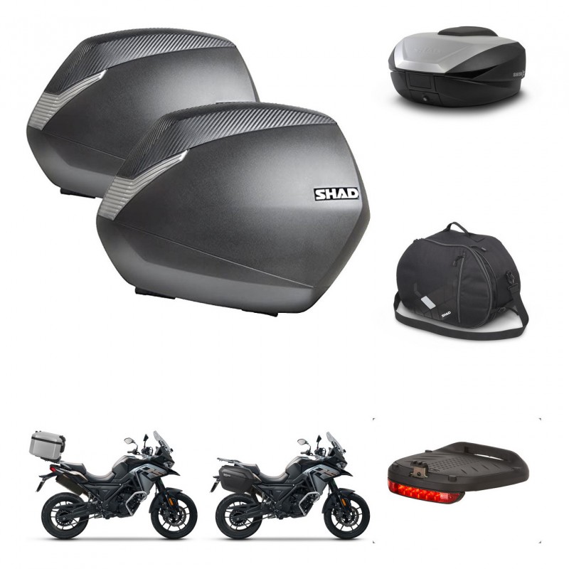 SHAD SH59 trunk + mounting bracket SH36 suitcases accessories 59L KIT-477110