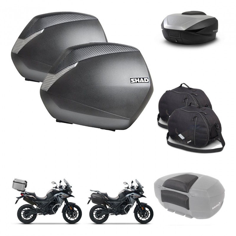 SHAD SH59 trunk + mounting bracket SH36 suitcases accessories 59L KIT-477117