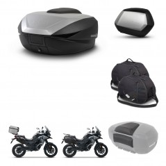 SHAD SH35 PREMIUM suitcases + mounting bracket SH59 trunk accessories 59L KIT-477120