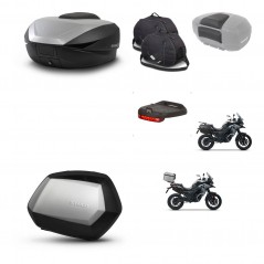 SHAD SH35 PREMIUM suitcases + mounting bracket SH59 trunk accessories 59L KIT-477126