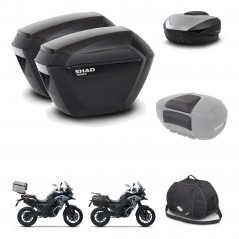 SHAD SH59 trunk + mounting bracket sh23 suitcases accessories 59L KIT-477130