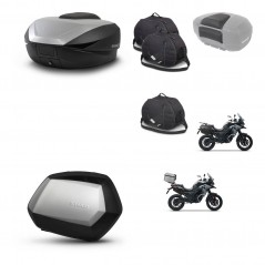 SHAD SH35 PREMIUM suitcases + mounting bracket SH59 trunk accessories 59L KIT-477132
